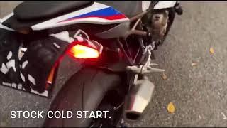 2020 BMW S1000RR Before & After Brentuning Stage 1 ESU Flash.