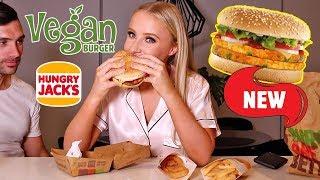 VEGAN FAST FOOD MUKBANG + Q&A | Lauren Curtis