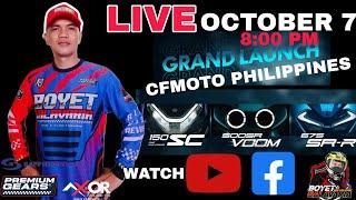 "LiVE " CFMOTO  Philippines  Grand Launching  of 3 New Models 500SR VOOM,  675 SR , 150SC