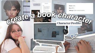 creating book characters for my new book // WRITING VLOG (brainstorm with me!)  ‧₊˚