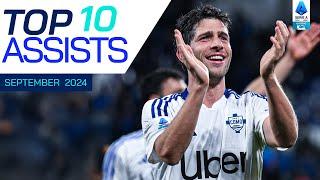 The Top 10 Assists of September | Top Assists | Serie A 2024/25