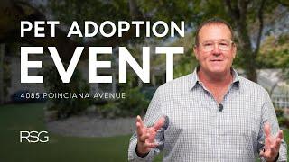 Adoptable Dogs and Grove Home Tour: MEGA Open House at 4085 Poinciana Ave