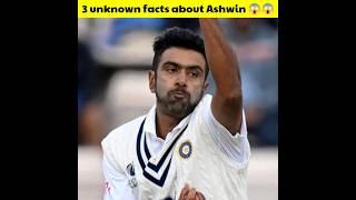 3 unknown facts about ashwin  #shorts #ashwin #ytshorts