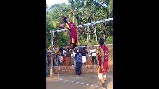 II SIX CONTINUOUS JUMP SERVICE II VOLLEYBALL ACTIONS II FLOOD LIGHT II