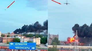 "Почему мы? Мы же сбоку были!" В Чебоксарах "жесть": Рой дронов пробил "ВНИИР"!