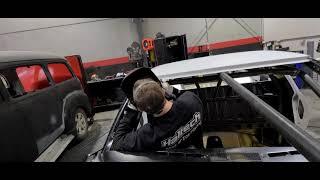 Holden HZ ute 6 point drag IHRA HBR Race Cage install at Warhorse Motorsports