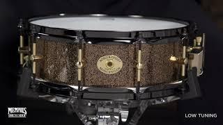 Noble & Cooley 14x5 Solid Shell Classic Walnut Snare Drum - Marigold Sparkle Lacquer (FGSSW145MGSFH)