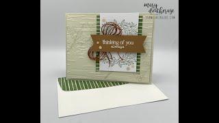 Stampin Up//Winterly Tree Tops//Birch Wood 3D//Nests of Winter DSP//Sep-Dec 2024 Mini//Sneak Peek