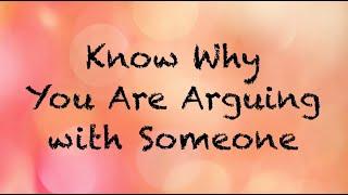  Know Why You Are Arguing with Someone | A Coach Red Pill Video