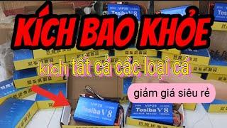 Máy kích cá - máy kích cá điện tử đời mới 2024 , kích siêu mạnh , bao cá ngửa đẹp , bảo hành 12thang