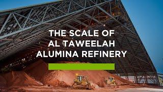 The Scale of Al Taweelah alumina refinery