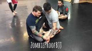 Butterfly Triangle Drill vs Sprawl - ZombieProofBJJ (NoGi)