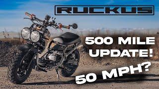 Honda Ruckus Update! | 500 Miles...