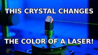 Second Harmonic Generation in a 15 Kilowatt Laser!