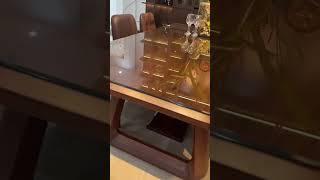 Bàn ăn gỗ Óc Chó - Hoàn thiện nội thất gỗ Óc Chó 0923 982 999 #yennoithatgooccho #noithatgooccho