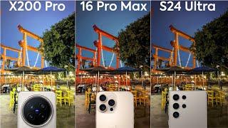 Vivo X200 Pro vs iPhone 16 Pro Max vs Samsung Galaxy S24 Ultra Camera Test Comparison