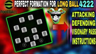 Best Formation For Long Ball_4222-🫴#efootball