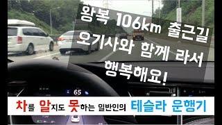 [차알못 테슬라] 오토파일럿과 함께하는 53km 출근기 ~ 오기사 고마워!