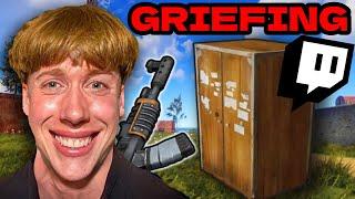 Griefing Streamers In RUST! - trolling highlights