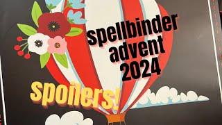 Spellbinders Crafty Advent Calendar 2024 SPOILER!!!