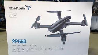 Snaptain SP550 Foldable Drone with GPS - Unboxing and First Look
