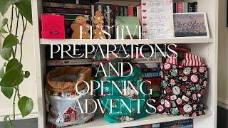 VLOGMAS - Book Advent Prep & Opening Advents episode 1 2024