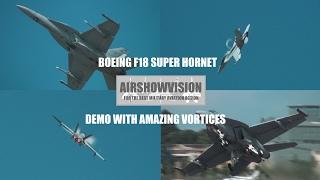 BOEING F18F SUPER HORNET DEMO 2012 - FARNBOROUGH AIRSHOW (airshowvision)