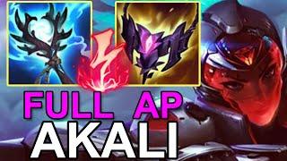 LOL Challenger CN Best Akali - Full AP Akali BROKEN Build - Beifeng Akali Gameplay