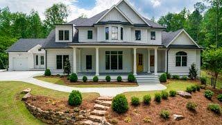 Farmhouse-style ten plus private acres with a lake - 12345 Etris Rd