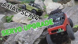 AXIAL SCX24 DEADBOLT: Servo Upgrade