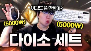 5000원짜리 다이소 마우스, 키보드로 발로란트를 해봤는데ㅋㅋㅋㅋㅋㅋ