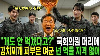 개도 안 먹겠다 막말 국회의원 머리에 김치찌개 퍼부은 여군의 충격 복수ㅣ반전사연ㅣ감동사연ㅣ충격실화ㅣ오디오북