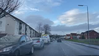 Driving in Glasgow - Glasgow Fort to Avenue End Road - December 2020