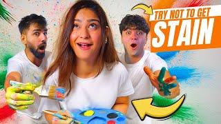 Try Not To Get A Stain Challenge | Rimorav Vlogs