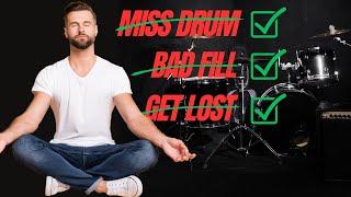 How to Recover From Mistakes on The Drums