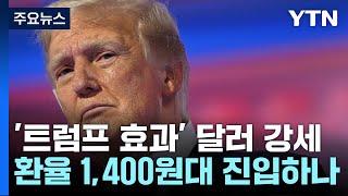 '트럼프 효과'에 달러 강세...환율 1,400원대 가나? / YTN