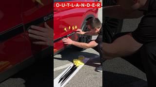O-U-T-L-A-N-D-E-R | Install process #shorts #mitsubishi  #outlander #phev #2024Outlander #DIY