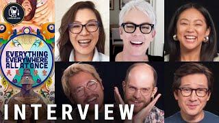 'Everything Everywhere All At Once' Interviews | Michelle Yeoh, Jamie Lee Curtis & More!