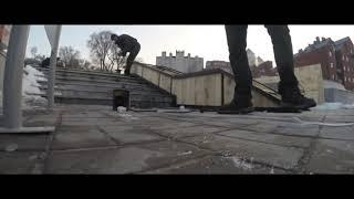 Skateboarding on Dnepr | Opening new spot on Drepr City (2015) BOOMERANGBOARDSHOP