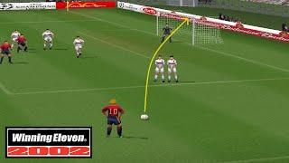 Top 10 Free Kick Goals | Winning Eleven PS1