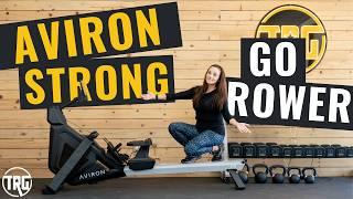 Aviron Strong Go Rower Review: Workouts, Games, and Netflix!