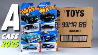 Unboxing Hot Wheels 2025 - A Case! With a super!!