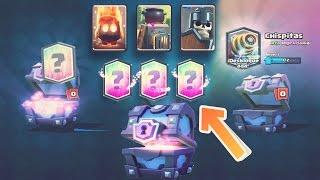 ¡¡CHISPITAS Y LAS NUEVAS CARTAS ABRIENDO COFRES SUPERMÁGICOS LEGENDARIO 14000 GEMAS!!