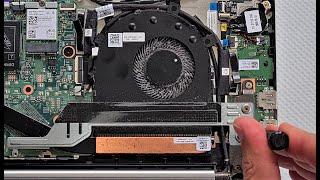 Cleaning dust out of the inside of a laptop