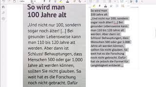 Text aus Bild kopieren