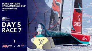 Louis Vuitton 37th America's Cup Race 7 | INEOS Britannia vs Emirates Team New Zealand | Full Replay