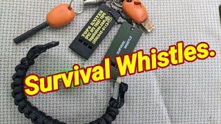 5 Survival/emergency whistles