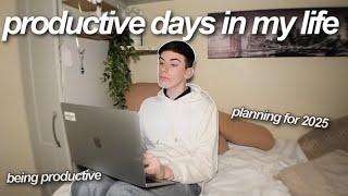 productive WEEK IN MY LIFE (vlog) | 2025 planning, getting my life together