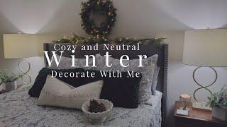 COZY NEUTRAL WINTER DECORATE WITH ME/ANA LUISA