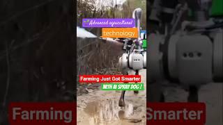 Advanced Agricultural Technology: Four Legged AI Spraying Robot Trial!